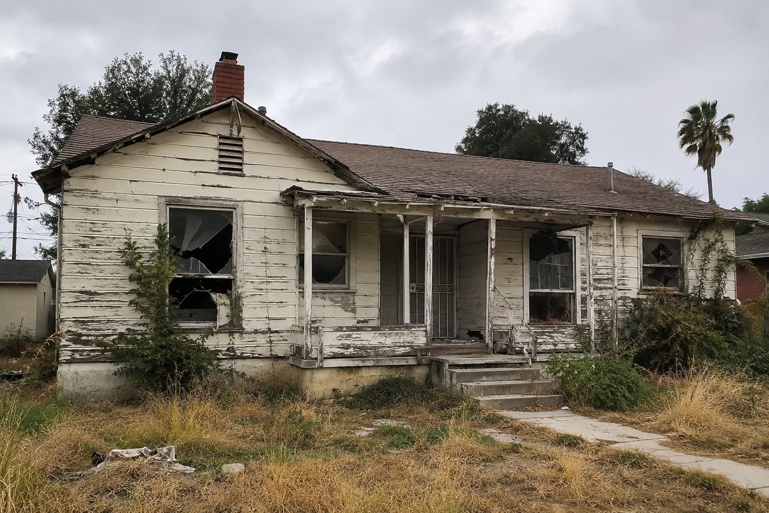 Distressed Texas property in need of repair